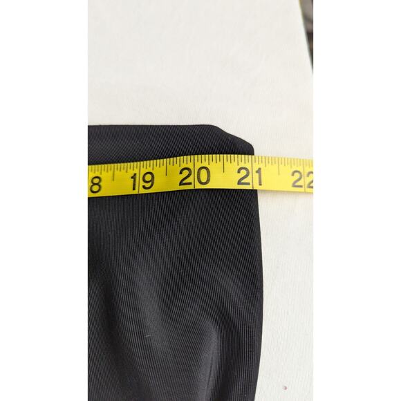 Vintage Rafael Studio Black Nylon Spandex Knit Pants Medium Made in USA pull on - Picture 8 of 10